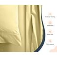 thumbnail image 3 of SGI Bedding 600 TC Egyptian Cotton Bed Sheet Set - Family King Size Sheets 600 Count Sheets Soft, Durable Sheets Cotton Sheets in 600 TC 18" Deep, Rust Solid, 3 of 8