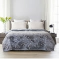 thumbnail image 2 of Your Zone Constellation Polyester Velvet Plush Glow In The Dark Throw Blanket, Twin/Full, 72" X 90", For Kids, 2 of 12