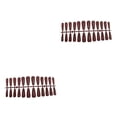 thumbnail image 4 of Minnieouse 24 piezas de uñas postizas de cobertura completa extralarga prensa en estilo ataúd parche de uñas puntas de uñas para salón de Rosa oscuro 2piezas, 4 of 6