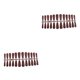 thumbnail image 4 of Vogacara 24 Uds. De polvo brillante para uñas postizas, cubierta completa en forma de T, estilo ataúd Extra largo, puntas de uñas brillantes, Rosa oscuro 2piezas Vogacara CBP449641, 4 of 6