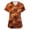 03-Earthy Yellow, variant on Cute Scrubs For Women,Plus Size Women'S Halloween Pumpkin-Headed Bat Printed Scrub Tops V-Neck Fun T Shirts Nurse Uniform Tee With Pockets,Purple,XL