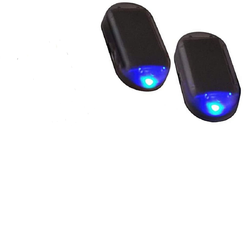 Caravan/Motorhome Dummy Alarm Theft Deterrent Flashing Blue LED & Battery Box 
