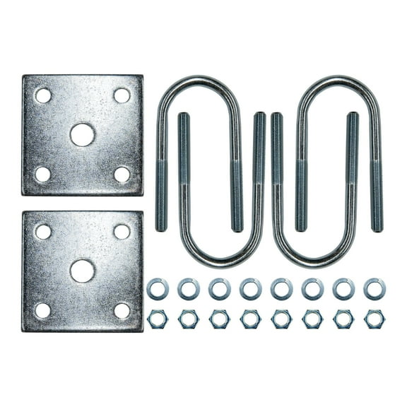 1/4" Trailer U-bolt Kit for 1 3/4" Tube 2000 lb Axles
