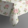 thumbnail image 5 of Pioneer Flower Floral Print Pattern Square Tablecloth, Waterproof Wipeable Spillproof Washable Table Cover for Home Kitchen Party Decor, 42"x42", 5 of 6