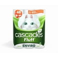 thumbnail image 1 of Cascades Fluff Enviro Bathroom Tissue, 24 Double Rolls (24=48 rolls), 242 Sheets, 2-Ply, 1 of 1