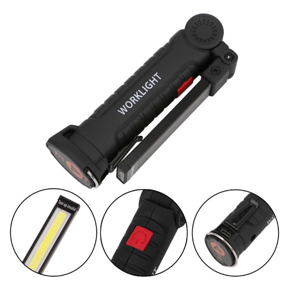 Details about / Folding Repair LED Worklight Auto Repair Lamp Portable Rechargeable Inspection C