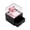 Pink, variant on ITFABS Valentines Gift Teddy Bear Preserved Flower Jewelry Box with Drawer