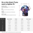 thumbnail image 5 of Fuzoiu Colorful Frog Among Flowers Print Men's Casual Short,Men's Short Sleeve Shirt,Mens Casual Button Down Shirts,Cuban Collar Summer Shirt for Beach, Vacation, and Outdoor Activities-Medium, 5 of 5