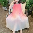 thumbnail image 5 of Toddler Girl Tulle Dress Summer Clothes Little Girl Gradient Dress Kids Casual Sundess Toddler Princess Outfits Soft Dailywear 8-9 Years, 5 of 6