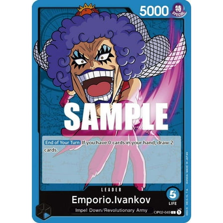 One Piece Paramount War Leader Emporio.Ivankov OP02-049