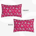 thumbnail image 2 of Uemuo Butterfly Print Throw Pillow Case – Cozy & Soft Cushion Cover, Hypoallergenic Pillow Case for Sleeping, Perfect for Women with Envelope Closure-14"x20", 2 of 6