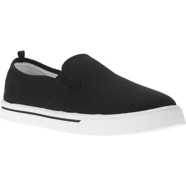 Faded Glory - Boy's Casual Canvas Slip-on Shoe - Walmart.com - Walmart.com