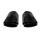 thumbnail image 3 of 1 Uds. Silenciador Universal de fibra de carbono para coche, silenciador de acero inoxidable, sarga negra brillante, punta del boquilla de escape, 3 of 5
