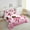 Pink, variant on Erosebridal Black Princess Bedding Sets Queen with Comforter, Ballet Dancer Duvet Insert, Kawaii Pink Bow Decor, Lightweight 3pcs