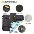 thumbnail image 5 of Pzuqiu Blue Sea Turtle Car Seat Cover for Back Seat Sedan Scratchproof and Nonslip Dog Hammock with Classic Triangle Bandana Scarf & Large Capacity Hanging Car Trash Can, 5 of 6