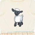 thumbnail image 4 of Inktastic Cute Little Lamb Girls Toddler Dress, 4 of 5