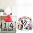 thumbnail image 4 of Flopesn Romantic Valentine's Day DIY Diamond Art Painting Decorative Ornament, Animal Creative Design Acrylic Home Decor Tabletop Ornament (Single-Sided Diamonds)-Swan Wedding-C, 4 of 7