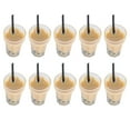 thumbnail image 4 of Milk Tea Charms, Dollhouse Mini Milk Tea Cups Adorable Interesting DIY  For Jewelry Craft DIY Earring, 4 of 8