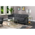 thumbnail image 6 of Pemberley Row Glass Clear/Gold End Table Rectangular Two-Tier 24" Unassembled, 6 of 6