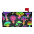 thumbnail image 2 of Gaeub Bright Mushrooms Waterproof and Sunproof Mailbox Protective Cover Magnetic Mailbox Protrective Cover for Outdoor Home Garden Decor - 25.5x21 in, 2 of 9
