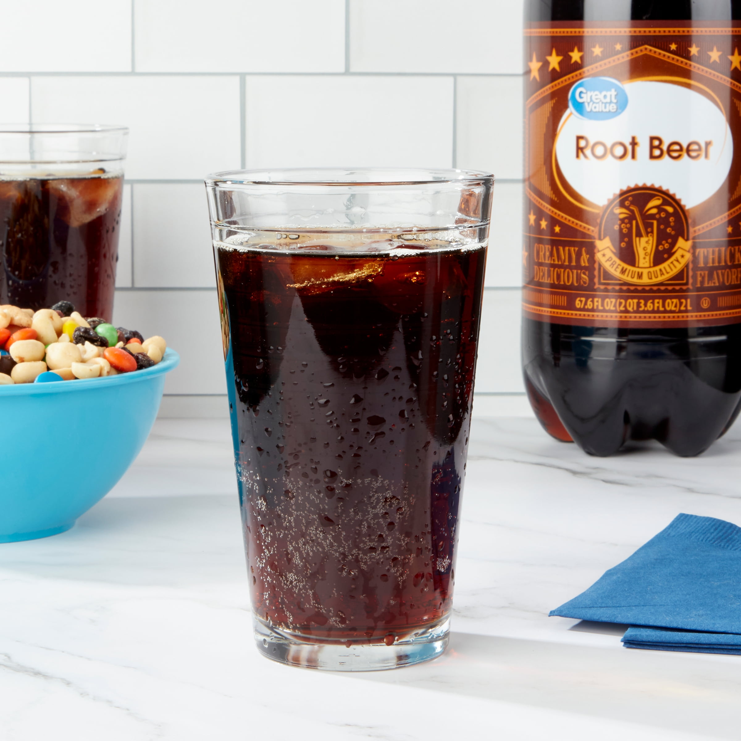 Great Value Root Beer Soda, 2 Liter Bottle