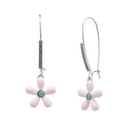 Betsey Johnson Women's Spring Flower Dangle Earrings C80