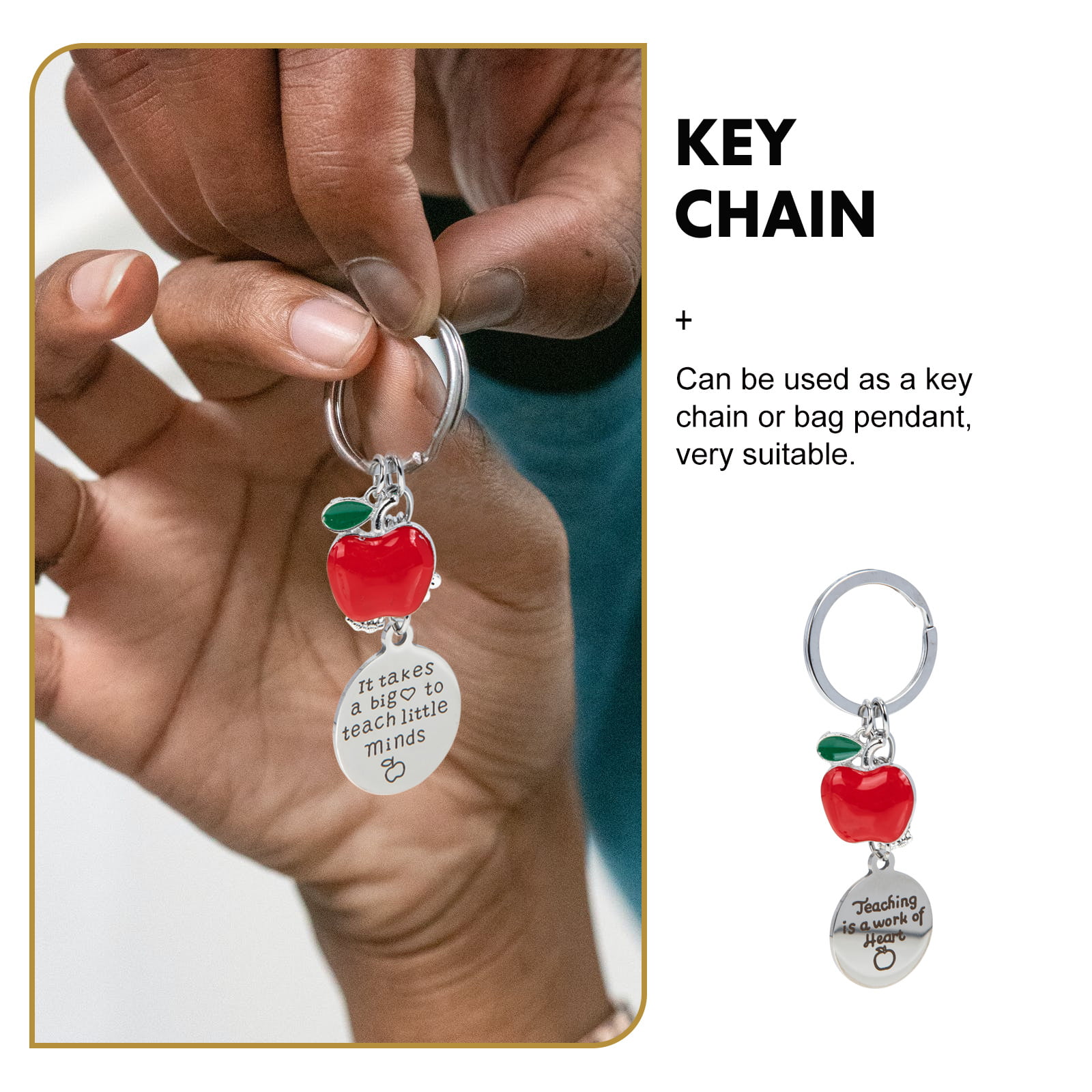 JewelryEveryday Teacher Appreciation Gifts | Yarn, Needle, & Scissors Keychain by JE Silver 125+