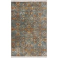 thumbnail image 1 of All-Over Damask Oriental Turkish Area Rug Blue Carpet, 1 of 5