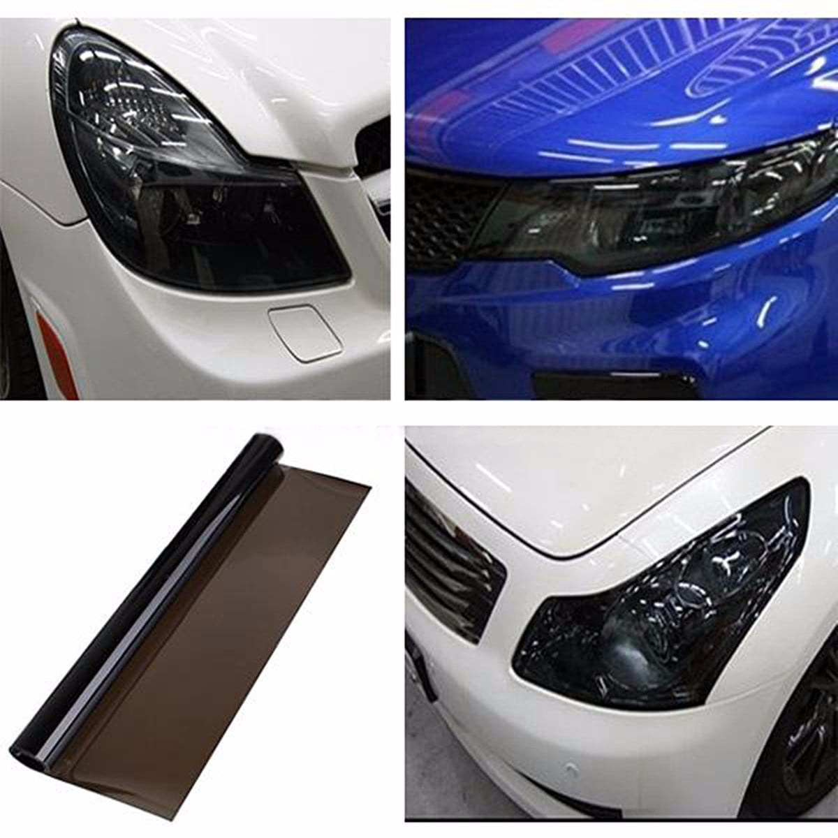 Sale Car Headlight Sticker Tint Film Taillight Vinyl Fog Light Wrap#y