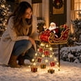 thumbnail image 7 of YingYouFu Christmas Santa Claus Yard Light for Garden Lawn Pathway and Holiday Outdoor Christmas Decorations, 7 of 7