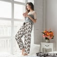 thumbnail image 5 of Saiise Chickens Peck Grain Womens Pajama Pants Stretch Comfy Lounge Pants Drawstring Sleep Bottoms with Pockets-XX-Large, 5 of 6