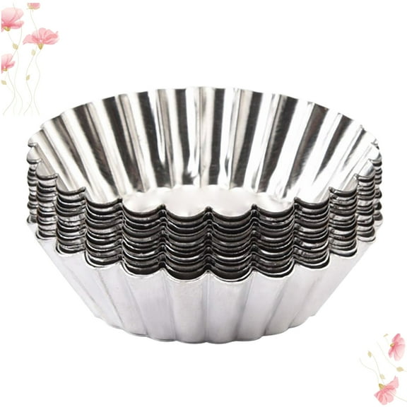 RENACLIPY 20-Piece Metal Cone Cake Molds and Tart Pans for Easy Release Baking and Dessert Making