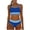Blue., variant on Agkizg Stylish Solid Color Two Piece Bikini Set,Comfortable Kids Swimsuit,Cute Bathing Suits for Beach Vacation (Girl or Girl Plus)