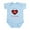 Sky Blue, variant on CafePress - Ima Pos Body Suit - Baby Light Bodysuit, Size Newborn - 24 Months