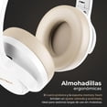 thumbnail image 4 of Audifonos Diadema Inalambrica ACTECK HYPE EPIC HP750 Microfono Integrado 3.5mm + BT Blanco AC-940863, 4 of 6