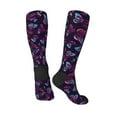 thumbnail image 4 of Balery Purple Butterfly Fun Novelty Socks Men'S Women'S Crew Socks Funny Crazy Novelty Socks Quirky And Cool Socks, 4 of 9