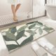 thumbnail image 4 of 1 PCS Bathroom Rugs - 31.5 X 19.5IN Bath Mat Green Leaves Microfiber Strong Water Absorbent Non Slip Back Cute Rug for Bathroom, 4 of 4