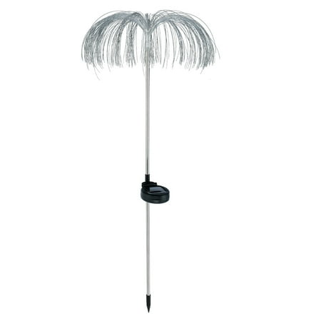 

IXTIX Jellyfish Light Outdoor Solar Jellyfish Lamp Color Changing Fiber Optic Stake Light IP65 Waterproof Jellyfish Lamp Solar Powered Fiber LED Light Decor