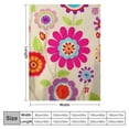 thumbnail image 4 of Nawypu Groovy 70s Blanket Retro Groovy Throw Blanket Mushroom Rainbow Blanket 80s 90s Boho Vintage Psychedelic Floral Hippie Blanket Bohemian Exotic Abstract Aesthetic Style Fuzzy Blanket, 4 of 6