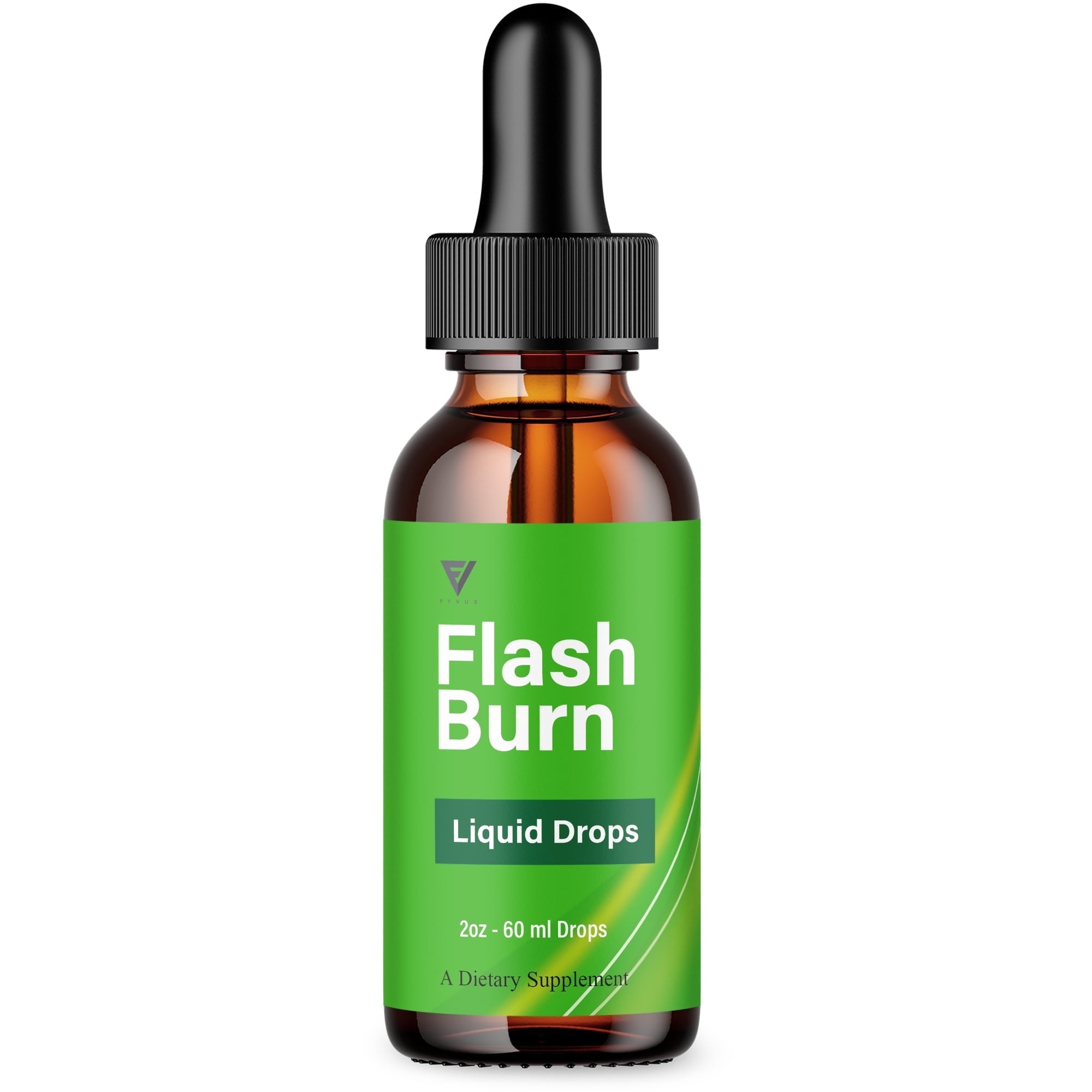 FlashBurn Health Support Drops, Flash Burn Advanced Supplement (2 oz)