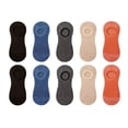 thumbnail image 6 of HuangHuanChen 10 Pair No Show Socks Womens Cushioned Low Cut Athletic Hidden Liner for Sneakers Lightweight Ankle Sock Invisible Running Socks Ideal For Sneakers Grey One Size, 6 of 6