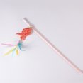 thumbnail image 4 of Cat Baguette Teaser en Rotin en Forme de Poisson Cat Jouet de Jeu Chaton Jouet pour Chaton, 4 of 10