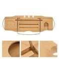 thumbnail image 4 of Plateau de Bain Réglable Support de Téléphone de Baignoire Porte-Serviettes Plateau de Rangement, 4 of 9