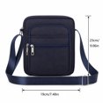 thumbnail image 2 of Multi-Compartment Bag for Women, Portable Zipper Sling Pack, Lightweight Travel Shoulder Purse, Stylish Everyday Handbag for Vacation, Shopping, and Daily Use, 1Pack Brown, 2 of 5