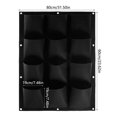 thumbnail image 3 of POINTERTECK Vertical Wall Hanging Garden Plant Growing Bags Planter Pockets Planting Container, 3 of 10