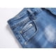 thumbnail image 3 of Vaqueros HENGAO Slim Fit, elásticos, desgastados, para hombre, 3 of 7