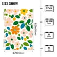 thumbnail image 2 of FORMRS 1-Subject Spiral Notebook 8" x 5" College Ruled 60 Refillable Sheet A5 Hard Cover, 2 Pack, Retro Orange Floral, 2 of 7