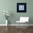 thumbnail image 3 of Trademark Fine Art "Sea Shell I on Blue" Canvas Art by Belinda Aldrich, Black Matte, Black Frame, 3 of 3