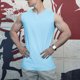 thumbnail image 1 of pstuiky Camisetas interiores de tirantes para hombre, Camisa informal de color liso con cuello en V y botones sin mangas para hombre Chaleco para hombre m, 1 of 5