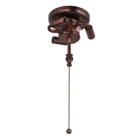 Meyda Tiffany 14815 3 Lt Pull Chn Flush Clstr